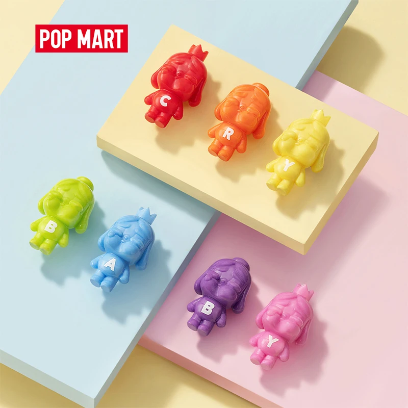 POP MART POP BEAN CRYBABY MINI FIGURE - Rainbow Set / Gradient Color Set