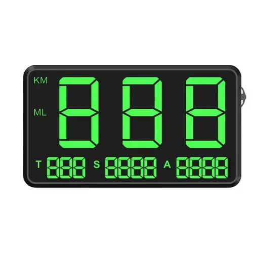 Imagen 2 del producto Velocímetro GPS Digital Universal para coche de 4,5 "", pantalla frontal de velocidad C80, sistema de alarma de velocidad para bicicleta, motocicleta, camión y coche