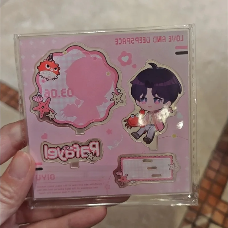 Hot Game Anime Love And Deepspace Xavier Zayne Rafayel Ralayo Sylus Acrylic Stand Doll Mini Figure Model Plate Cosplay Toy Gift - view 6