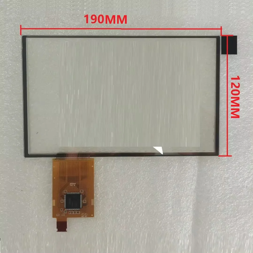 DTS2034 8 inch 190*120 8pin Touch panel For Navigation Touch Screen Digitizer Assembly