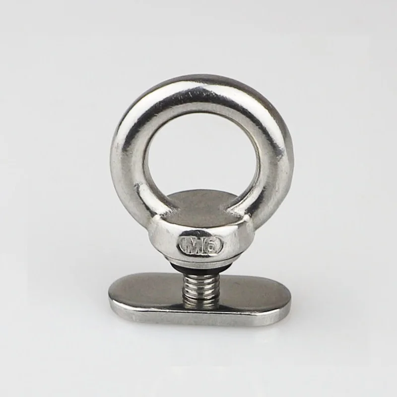 316 Eye Bolt Slide Track Lock Hanging Ring Kayak Trailer Drawwire Fixers Tent Canoe Fasteners