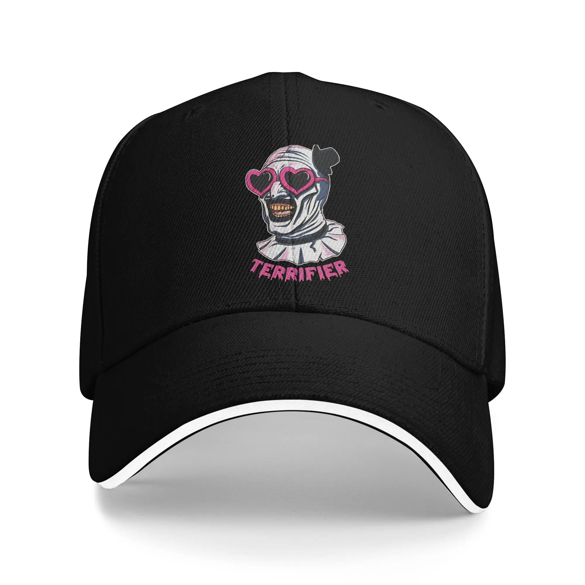 Terrifier Art Die Clown-Herzbrille  Baseball Cap  Streetwear Trucker Hat Summer Men Women Outdoor Sports Baseball Caps