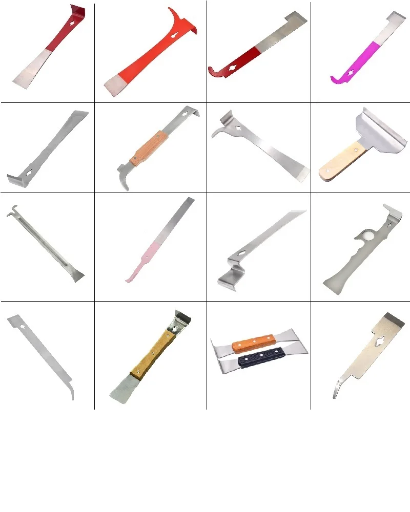 Bee Hive Scraper Beekeeping Scraping Knife Honey Scraper Bee Hive Frame Lifter Bee Hive Tool Pry Bar Scraper Frame Cleaning Tool