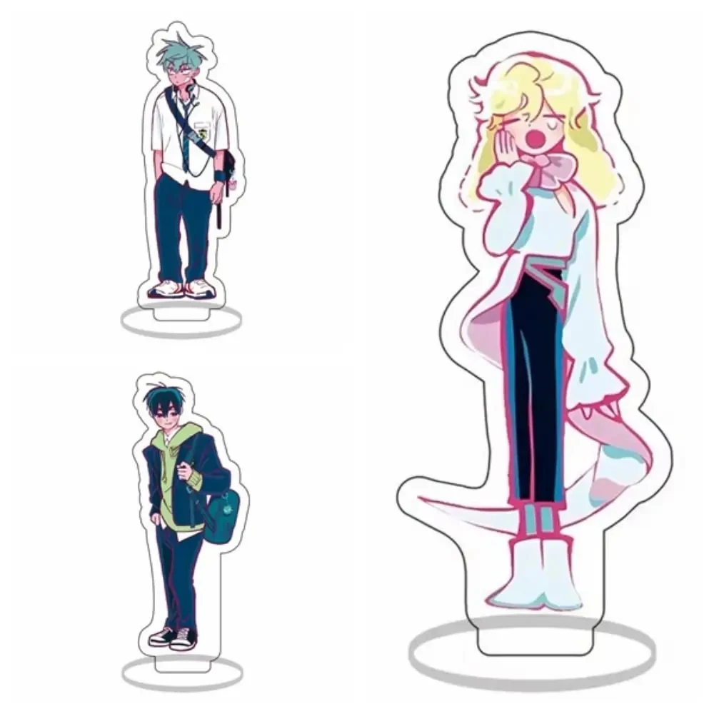 New Ivan Till Alien Stage Acrylic Stand Action Figure Sua Mizi Anime Model 8cm Luka Hyuna Collection Toys For Fans Gifts