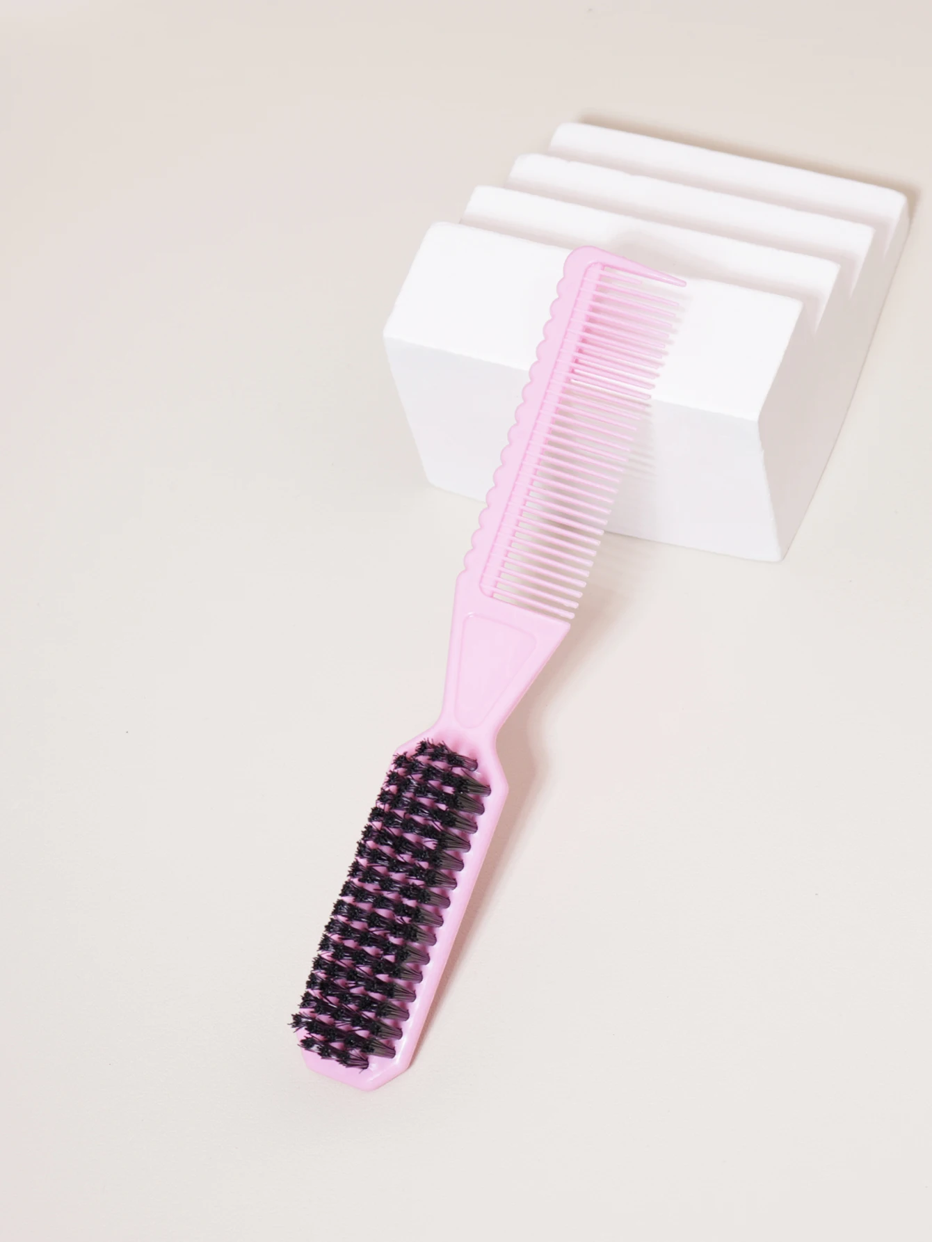 1pcs portable double-sided retro oil brush comb, dual-purpose brush for hair care and beard styling Special for real hair wigs
