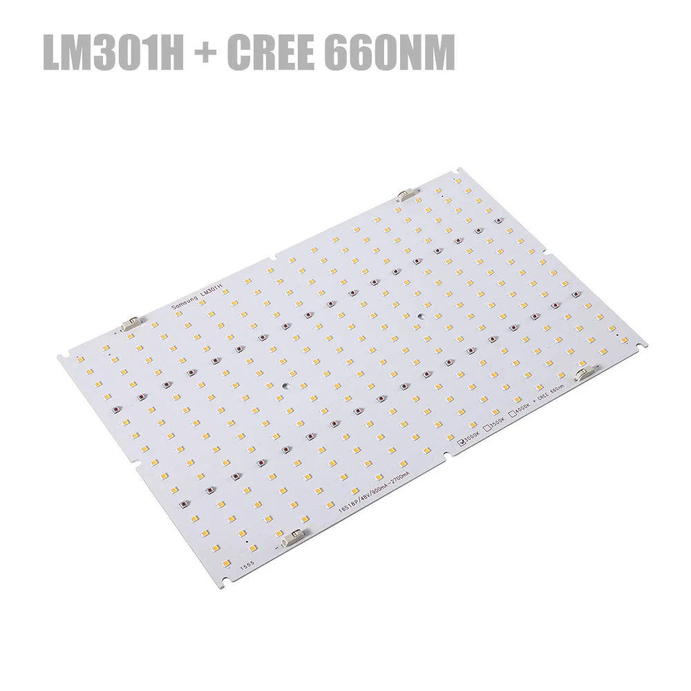 แผงไฟ LED ควอนตัม LM301H ซัมซุง3000K 3500K ผสมครี XP-E2สีแดงเข้ม660nm LG-UV IR