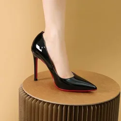 Biurowe buty damskie Antypoślizgowe czółenka damskie Super wysoki obcas na luksusowej marki Casual Elegancka sukienka Chic Point Stylish Young