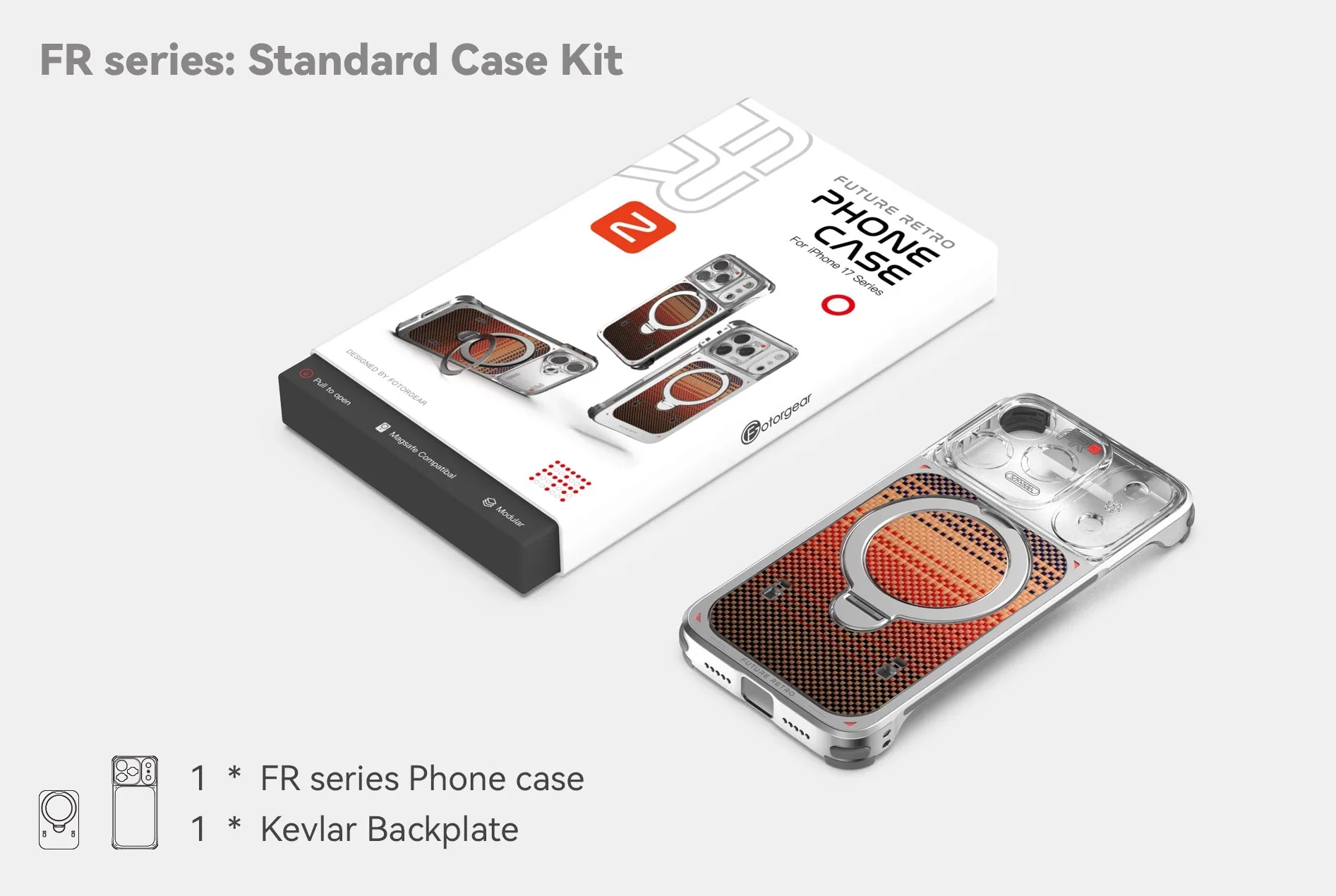 Fotorgear New Retro Advanced Photography Case for iPhone 17 for