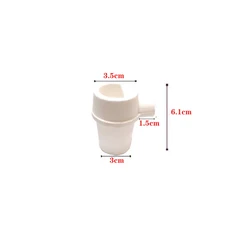 4 PCS Dental Lab Technician Materials Vertical Cup Crucible Metal Alloy Casting Machine Accessories For Casting Metal Alloy