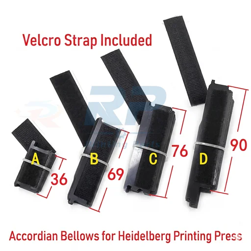 Heidelberg Feeder Bellows Dust Cover G2.072.073 F2.072.140 for SM52 SM74 CD74 CD102 Offset Press Compatible Replacement Parts