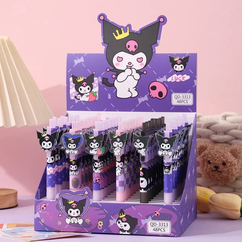 

Genuine Sanrio Erasable Gel Pen 0.5mm Cartoon Kuromi Kt Cat Blue Ballpoint Pens School Stationery Wholesale Prize Girls Gifts