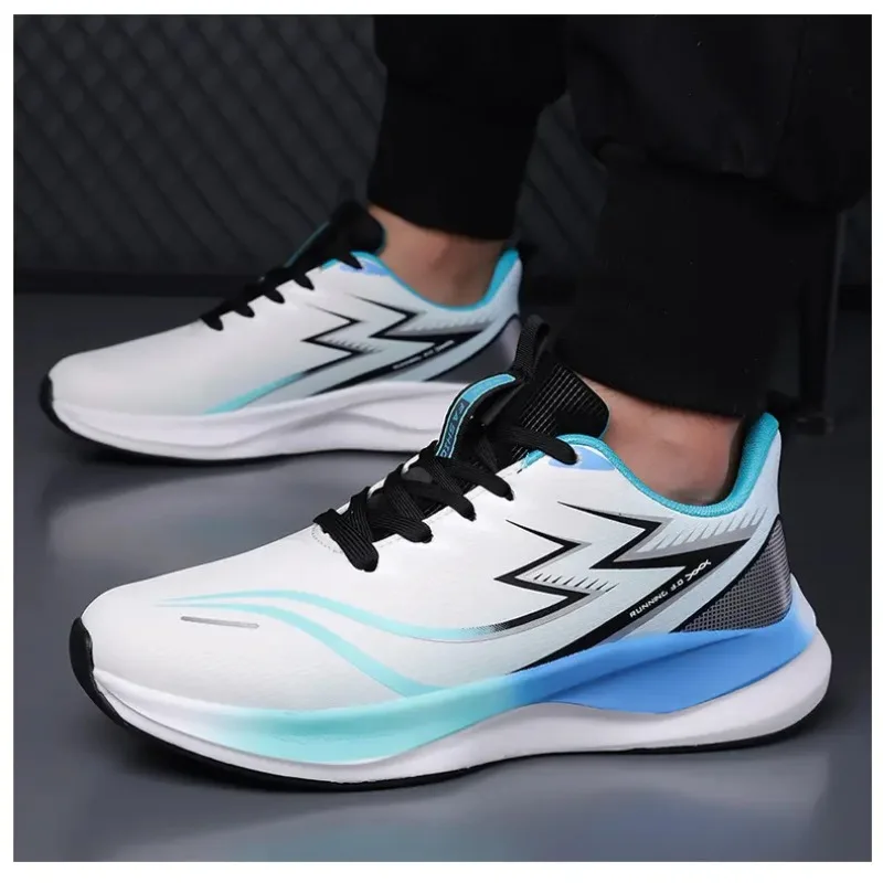 

Мужские зимние легкие дышащие кроссовки для пар, тренировочные кроссовки, модная повседневная обувь, сетчатые верхние кроссовки с круглым носком