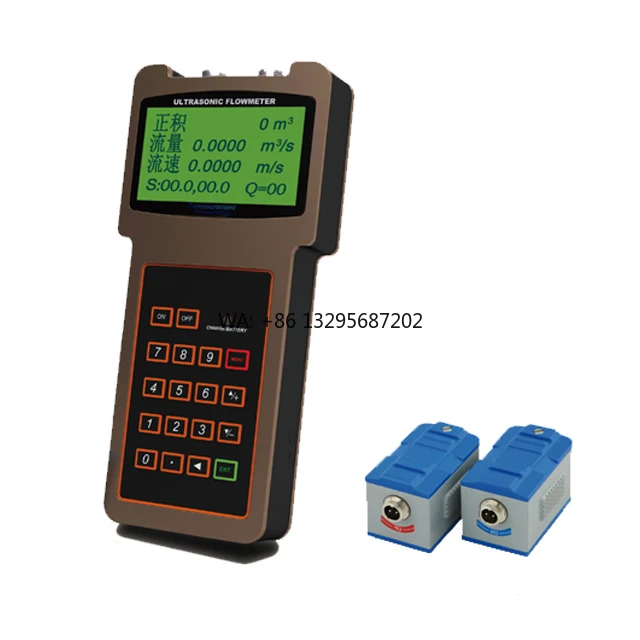 

OEM China TUF-2000H Handheld Ultrasonic Water Flowmeter Plastic Flow Meter for Liquid Oil AirMedium