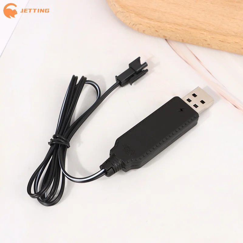 USB Charger Cable for 3.7V Lithium Battery Charger SM-2P Forward RC Car Aircraft Parts RC Quadcopter Toy Aircraft Accessories