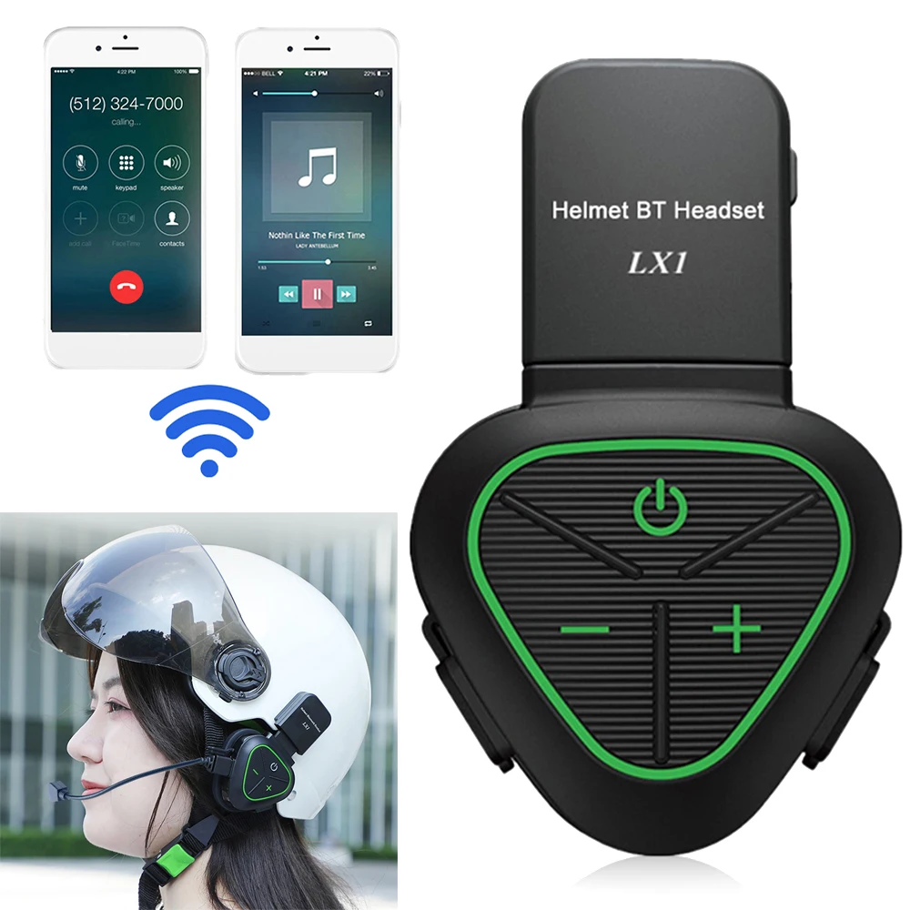 

Motorcycle Summer Helmet Special Headset BT 5.3 Smart Noise Cancelling Motorcycle Helmet Headphones Hands-Free Rider Headphones