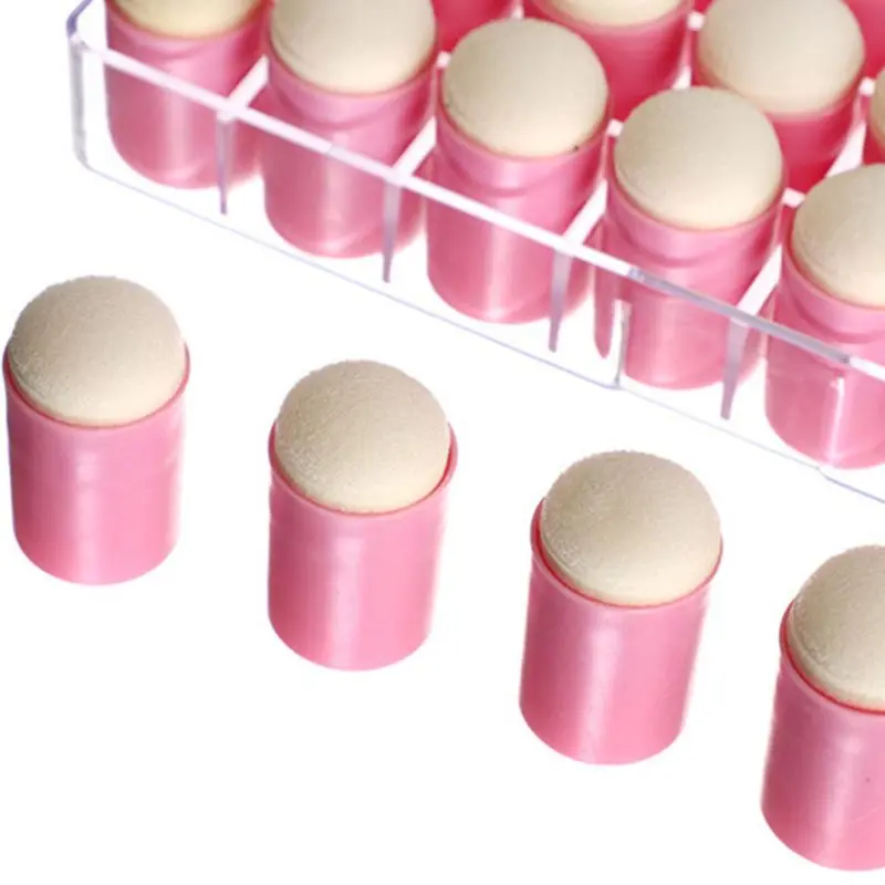 E9LB 40 шт., губка для рисования пальцами, губка для рисования, губка для рисования, набор губок для рисования, художественные