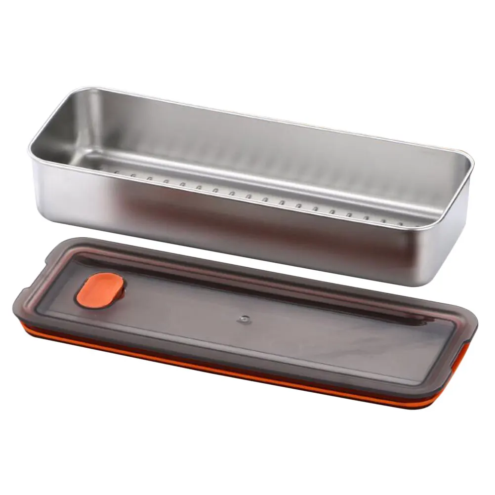 

Airtight Bacon Storage Container Refrigerator, Food Storage Box For Meat Vegetables, Reusable Pp Stainless Keeping
