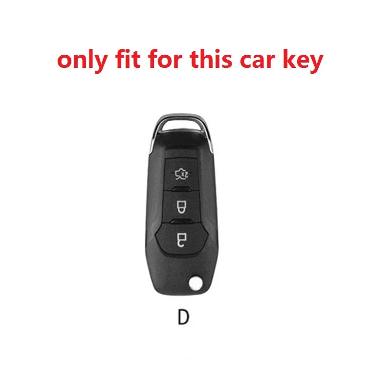 Leather TPU Car Remote Key Case Cover For Ford Figo 2017 Mondeo 5 Ecosport Fiesta Mk8 Everest Ranger Fusion Kuga Escort F150