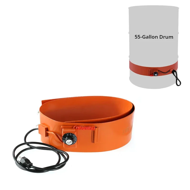 1200W 2000W Silicone Band Drum Heater Blanket Oil Biodiesel Honey Butter Metal Barrel Gas Tank For 208L Drum CE Certification