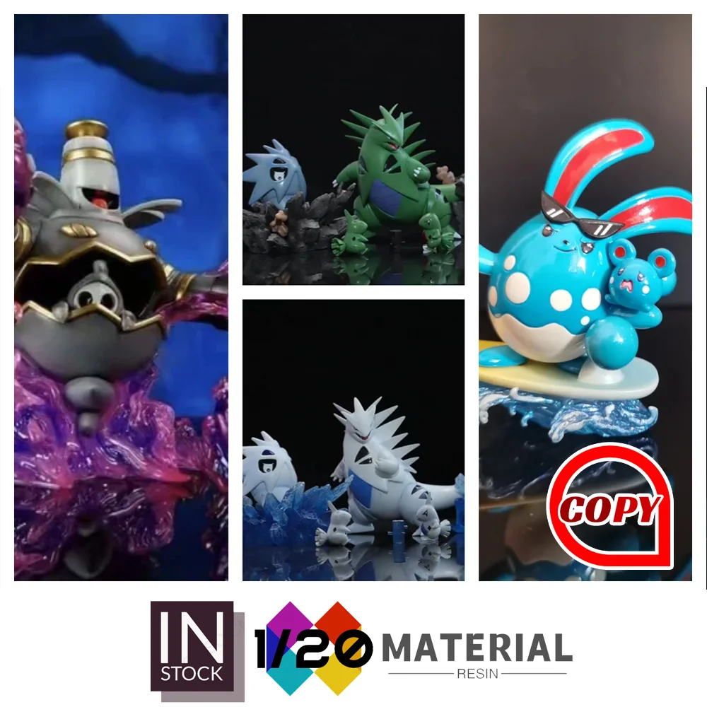 

[В наличии] 1/20 Смола Scale World [Copy Wu]ZU — Tyranitar, Azurill & Dusclops