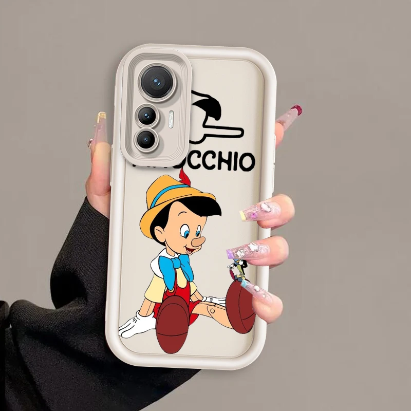 Pinocchio Adventure Cute For Xiaomi Mi 15 14 14T 13T 13 12 12S 12T 11i 11X 9T Pro Lite 5G Eye Ladder Soft TPU Phone Case Funda