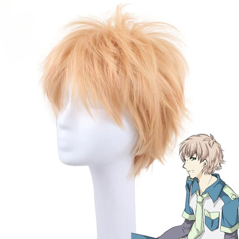 Cosplay Wig Noiz Short Spiky Hair Light Yellow Cosplay Wig