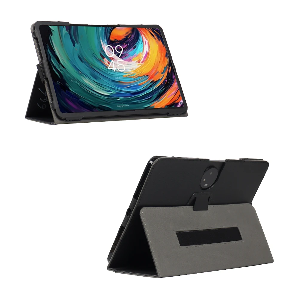 

Leather Cover Case For TCL NXTPAPER 14 Pro 9463A /NXTPaper 14 9194G 14.3 inch Handheld 14 Inch PC PU with Hand Holder Grip Shell