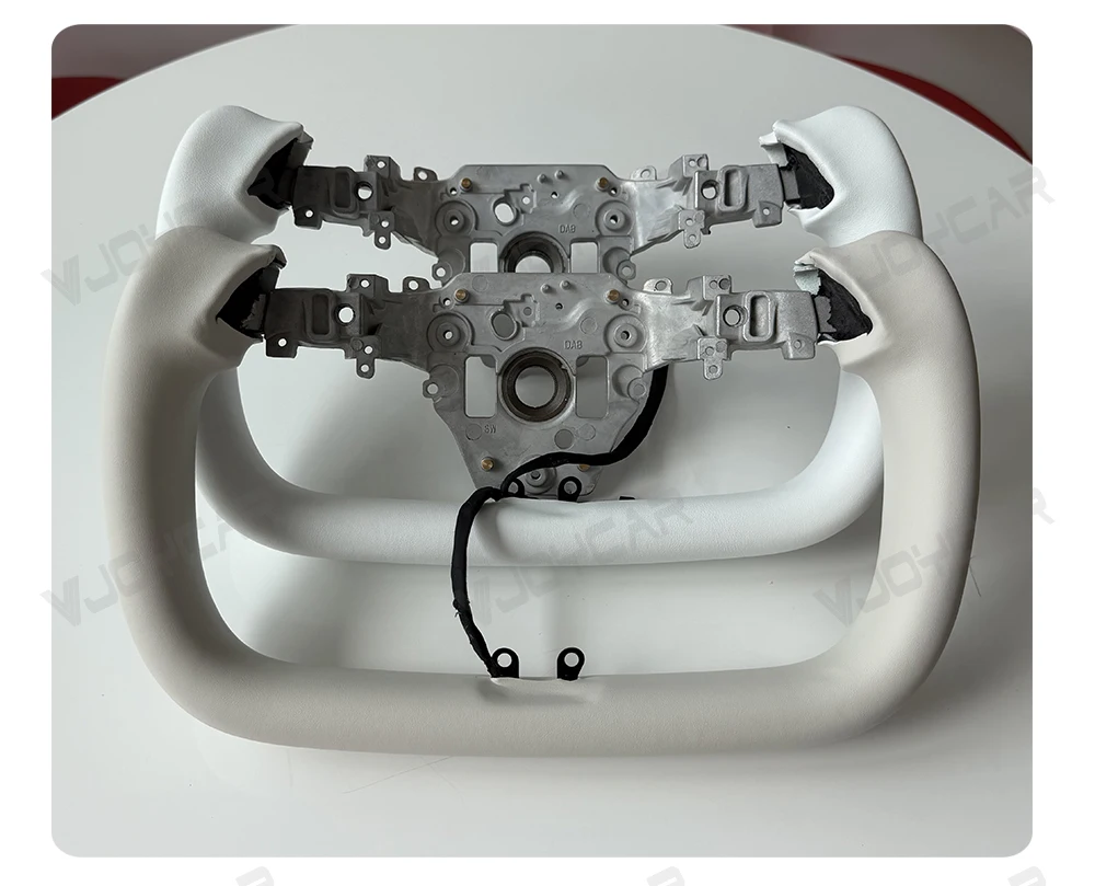 Modell YL Yoke-Lenkrad für Neues Model Y Juniper Beheizbares Yoke-Lenkrad für Tesla Personalisiertes Renn-Lederlenkrad Maßgefertigter Zubehörteil – Detail 9