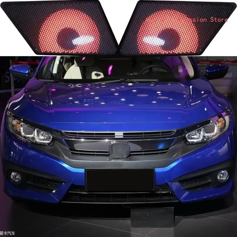 Customizable LED Car Eye Lights with High Resolution Screen Wireless App Control