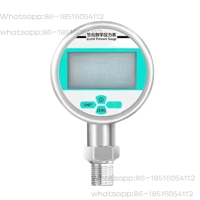 

High Precision Digital Pressure Gauge Smart Display Stainless Steel Vacuum Negative Pressure Meter