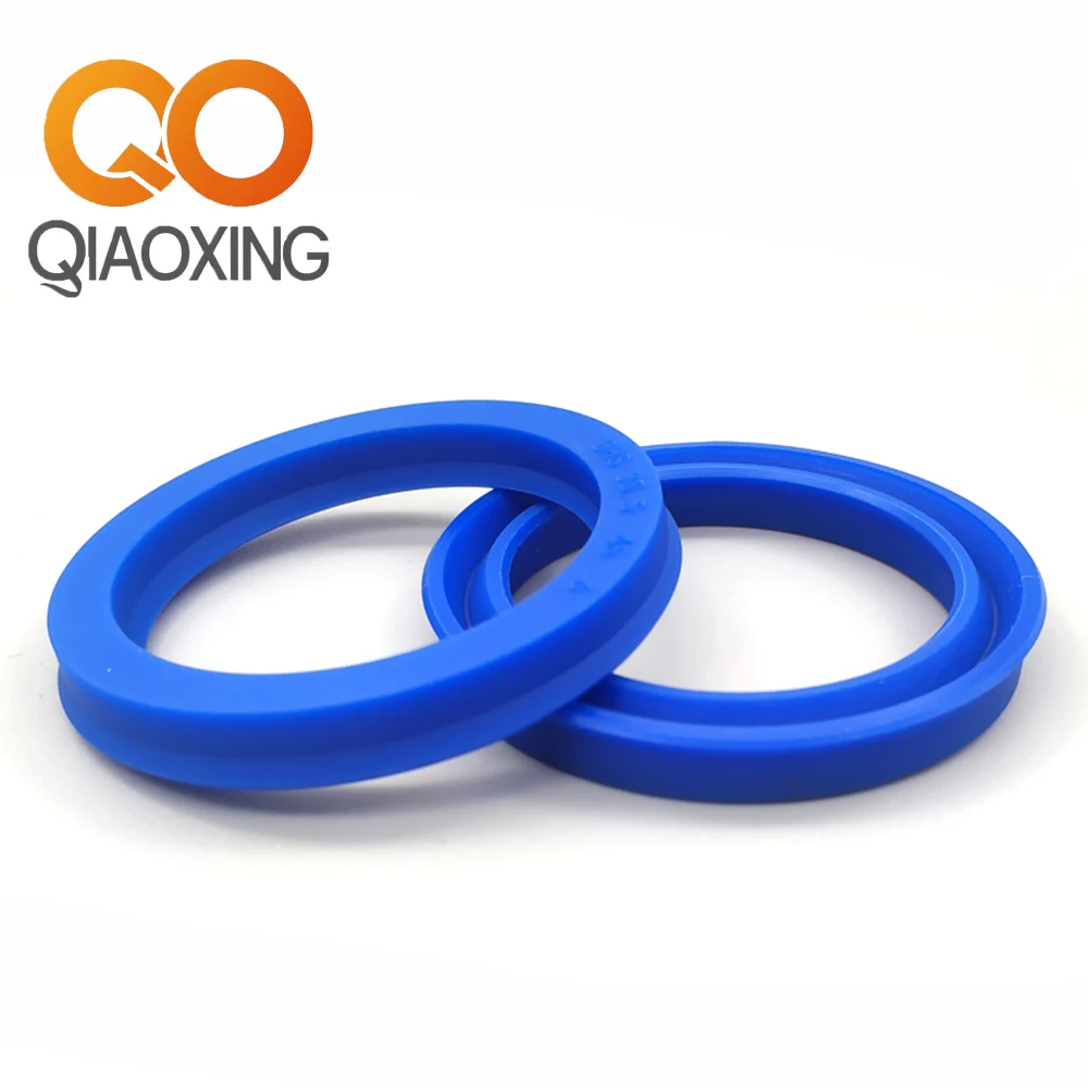 50PCS UN/UHS-11.2/12/12.5/14/16/18 Piston Rod Seals Polyurethane(PU) Hydraulic Oil Seals for Cylinders -35°C~100°C High Pressure