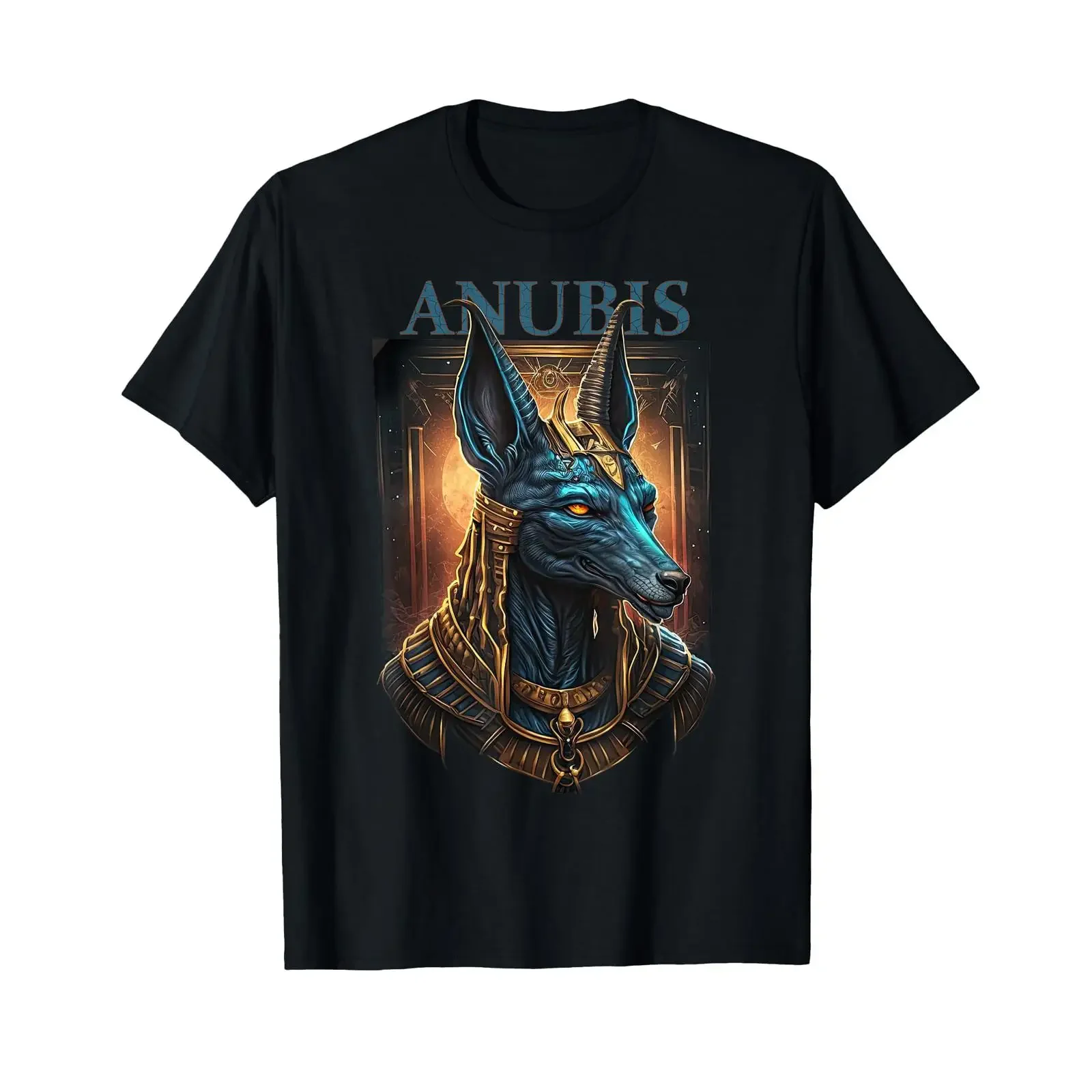 Anubis Ancient Egyptian God Of Dead Egypt Mythology Item T Shirt vintage Washed homme fashion Breathable streetwear graphic