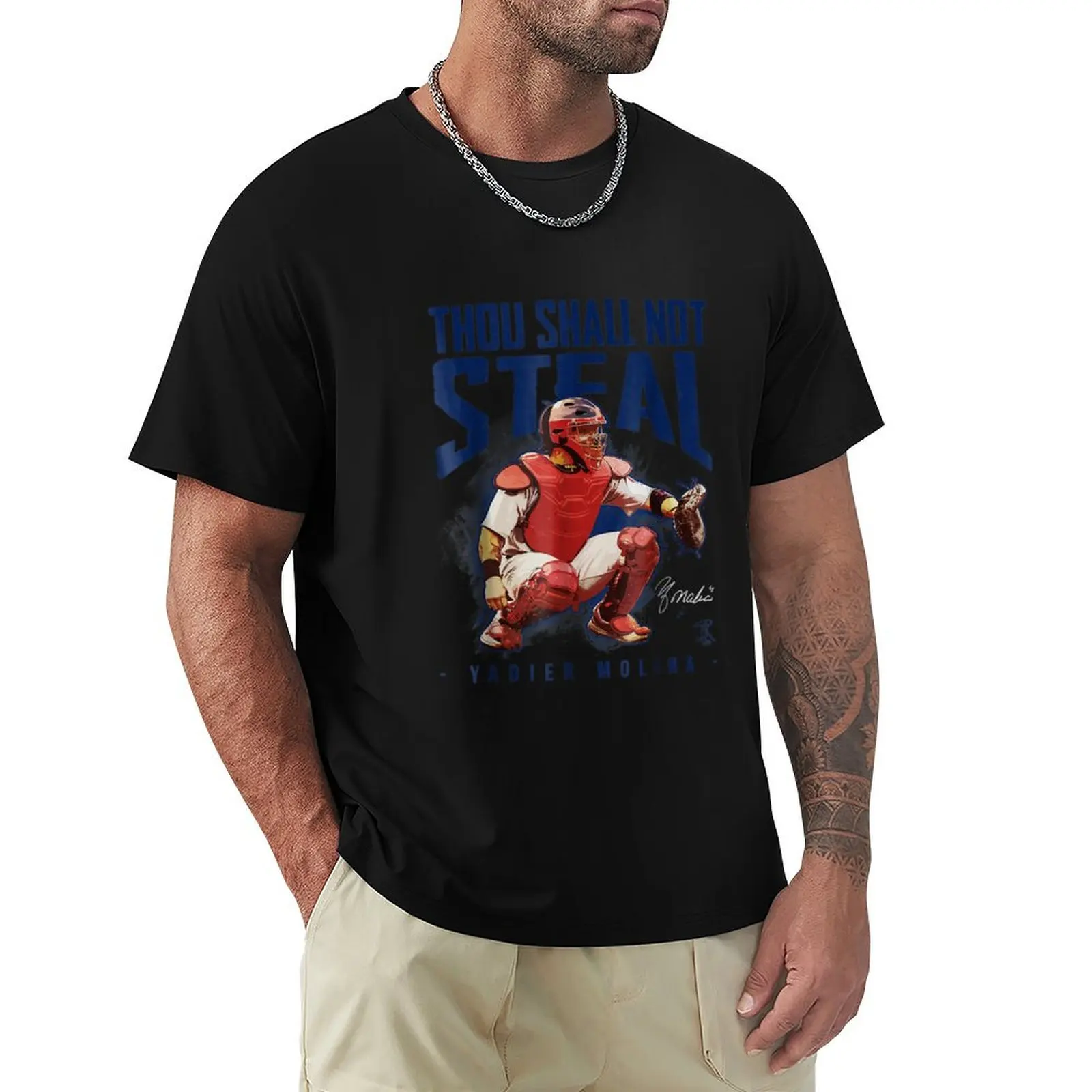Yadier Molina Thou Shall Not Steal Appare T-Shirt t shirt personalised T-Shirt