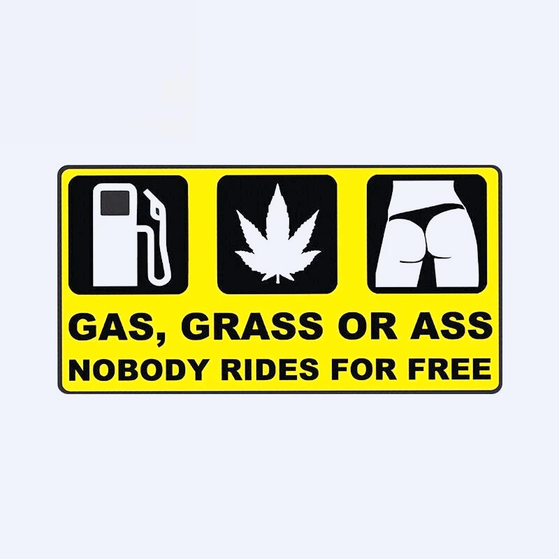 

Car decoration stickers Warning Sign Creative Car Decals Wall Vinyl Decoration Stickers 20CM PVCKK