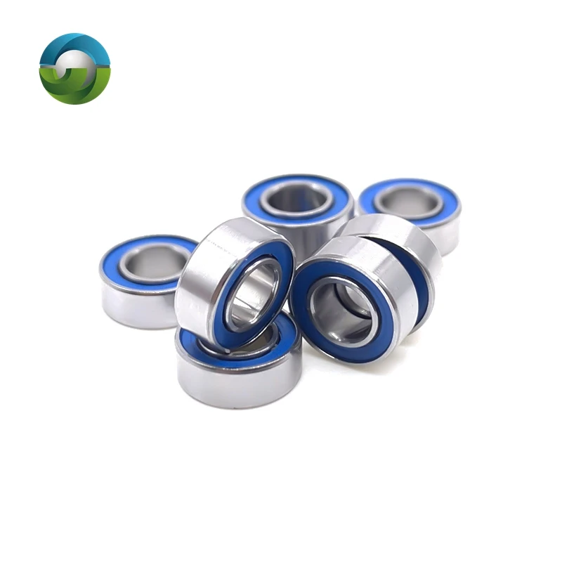 MR84RS Bearing 10PCS 4x8x3 mm ABEC-7 Hobby Electric RC Car Truck MR84 RS 2RS Ball Bearings MR84-2RS Blue Sealed - Image 3