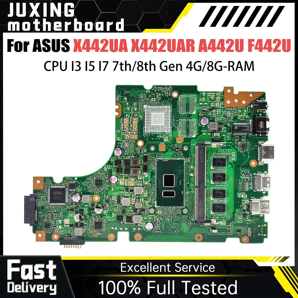 

X442UA Motherboard For Asus X442UQ X442UN A442U X442UF X442UR F442U A480U X442UAR Mainboard i5 CPU 4G RAM