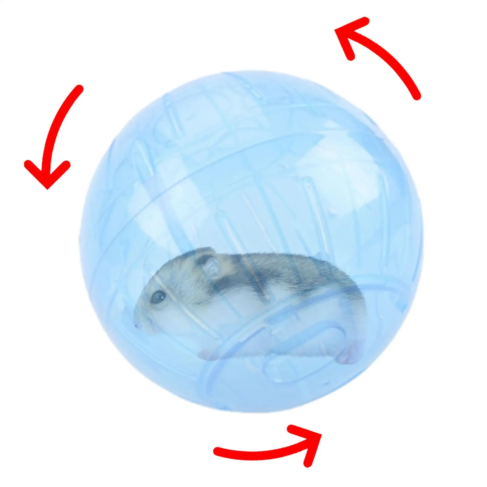 Acrylic Hamster Exercise Ball Hamsters Running Toy For Syrian Hamster Small Pets Clear Crystal Run Wheel Safe Pet Supplies view 3