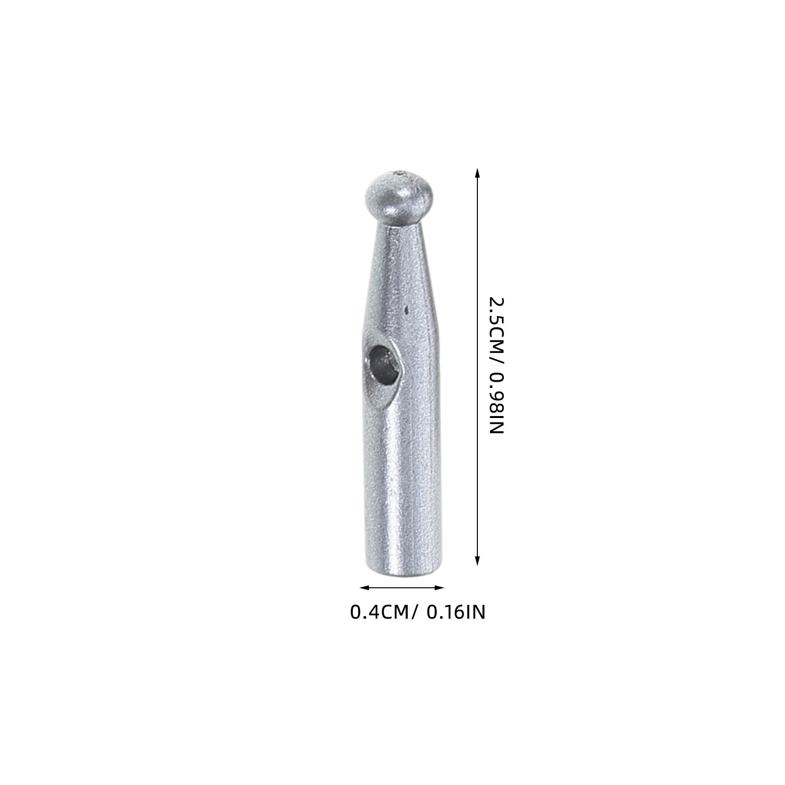 10Pcs Light Grey Plastic Umbrella Tail Drip Repair Beads 3Mm Hole for Outdoor Long Handle Umbrellas Umbrella Bone Cover