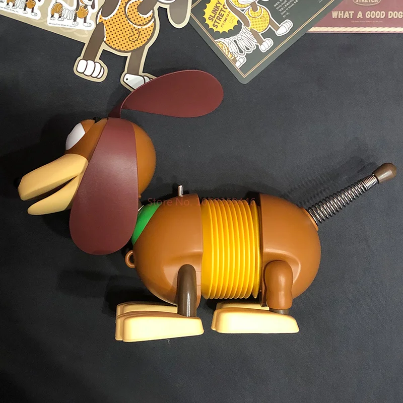 Originele Disney Toy Story Slinky Dog Anime Figuren Slinky Dog Ornament Collectie Speelgoed Nachtlampje Desktop Ornament Op voorraad