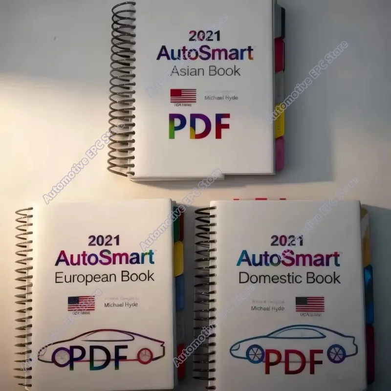 2021 AutoSmart 3 E-Book Set (Asian, European Domestic) – Professional Automotive Locksmith Guide by Michael Hyde | Key Program