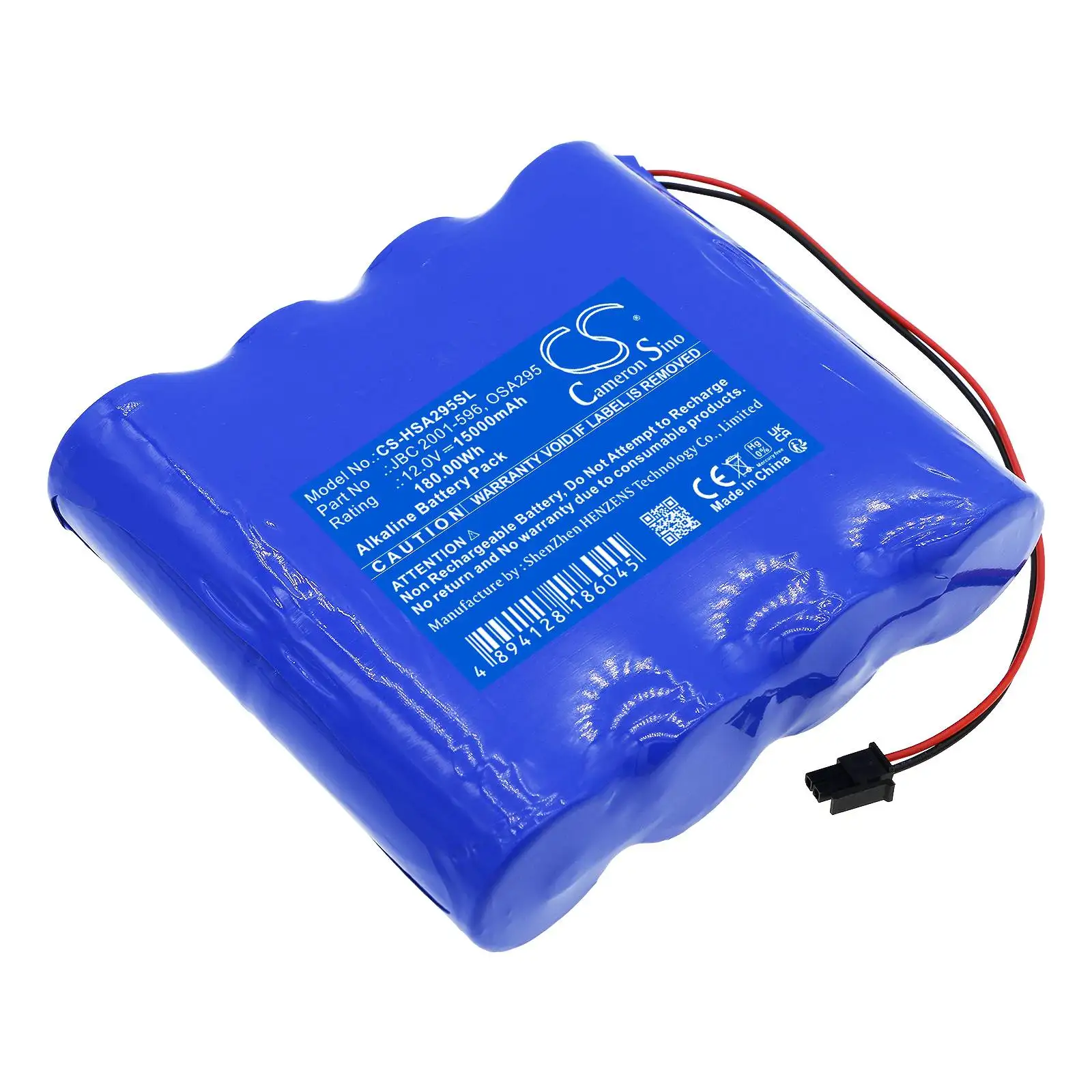 

JBC 2001-596 OSA295 Battery FOr Hart InterCivic Demo eSlate