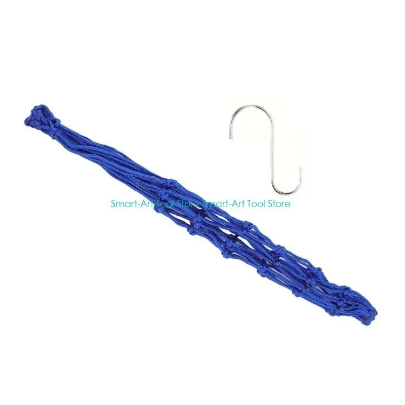 E1PB Chicken Vegetable Net String Bag Poultry Fruit Holder Chicken Cabbage Feeder Treat Feeding Tool for Goose Duck Birds