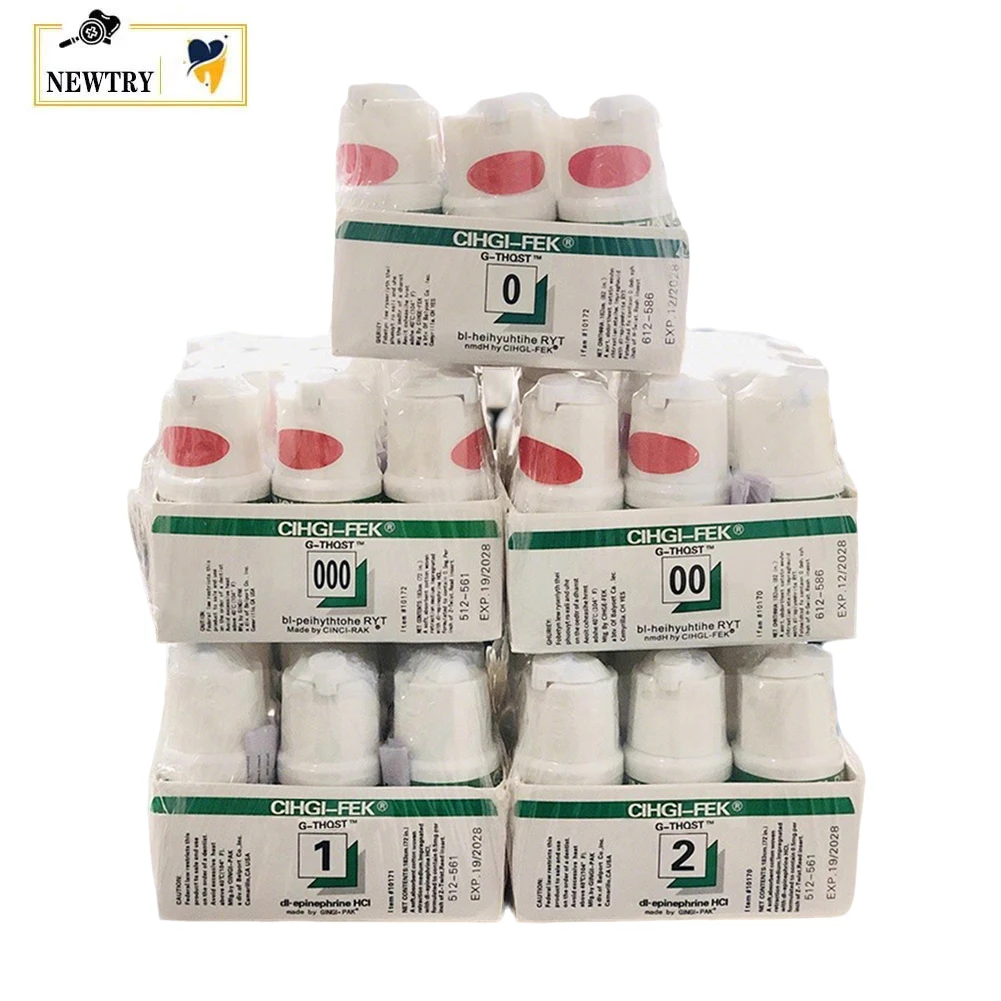 

Wholesale 20Pcs Dental Gingival Retraction Cord 000/00/0/1/2/3 182cm Disposable Thread Knitted Cotton Gum Line Roll Consumable