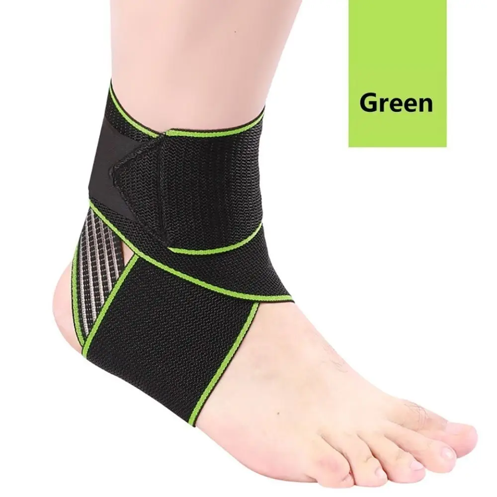 

Elastic Elastic Ankle Support Adjustable Nylon Fitness Ankle Bandage Comfortable Colorful Ankle Strain Protector