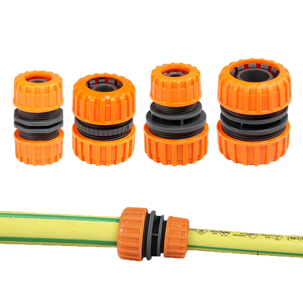 

1/2" 3/4" 1" 1/2" to 3/4" 4 Types Garden Hose Repair Quick Coupling for DN15 DN20 DN25 Irrigation Hose Extension Lock Nut