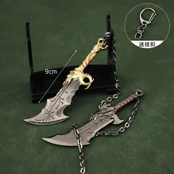 God of War Weapon Kratos Blade of Chaos Ghost of Sparta Game Figure Sword Keychain Model Ornament Doll Toy for Boy Children Gift