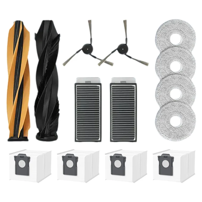 KEOL-Per Dreame X50 Ultra Robot Aspirapolvere Spazzola laterale principale Filtro Hepa Mop Panno Sacchetto per la polvere Accessori