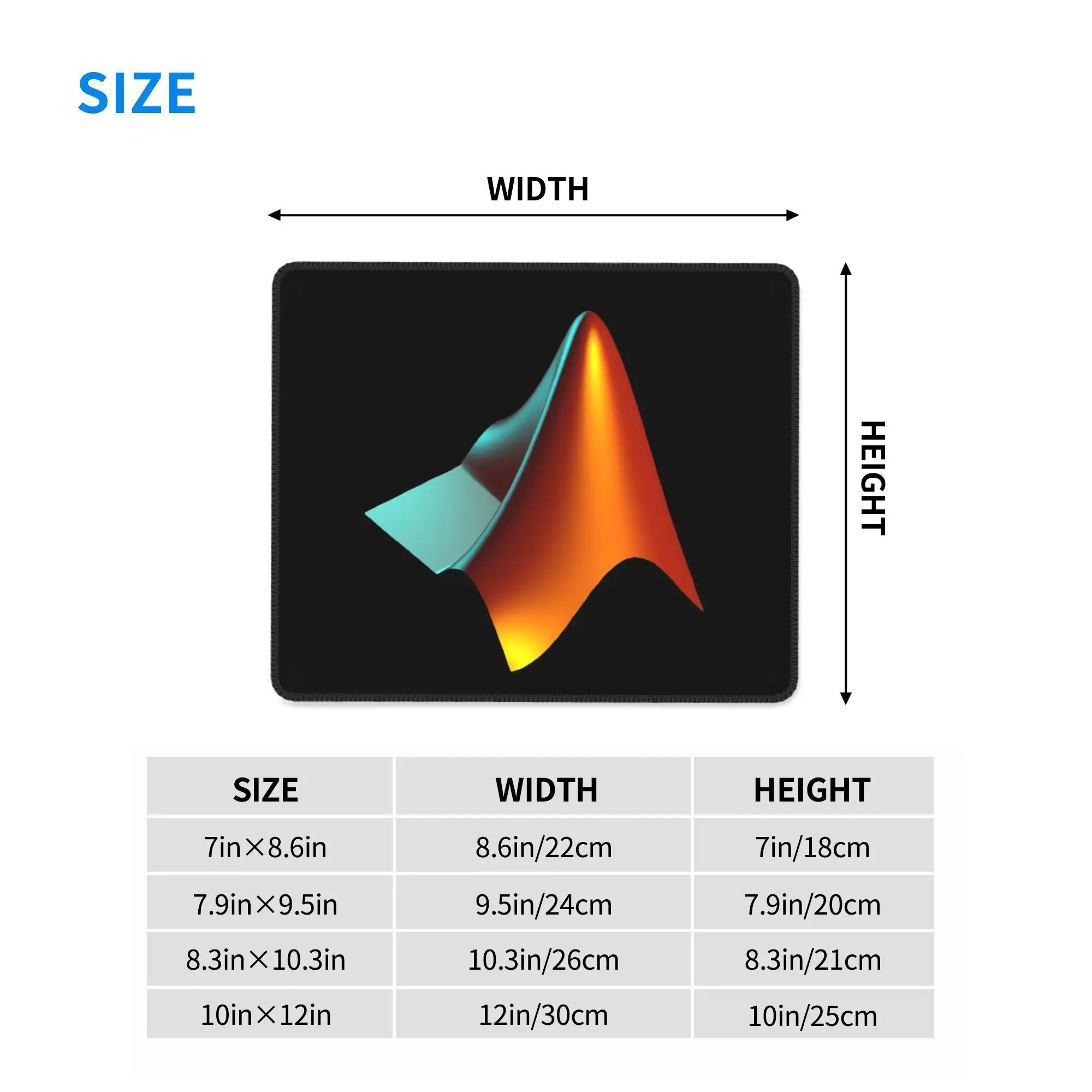 MATLAB ماوس الوسادة الكمبيوتر لوحة المفاتيح ماوس حصيرة ألعاب الكمبيوتر المحمول مكتب حصيرة مكتب الملحقات الجدول الحصير