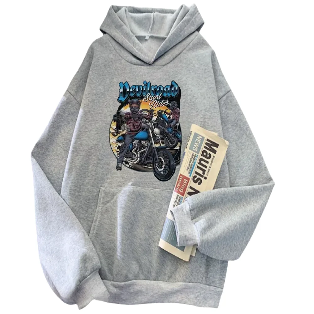 

Cartoon motorcycle y2k streetwear kawaii harajuku sweatshirt ropa Athleisure Vintage oversized Hoodies Pullover clothes anime