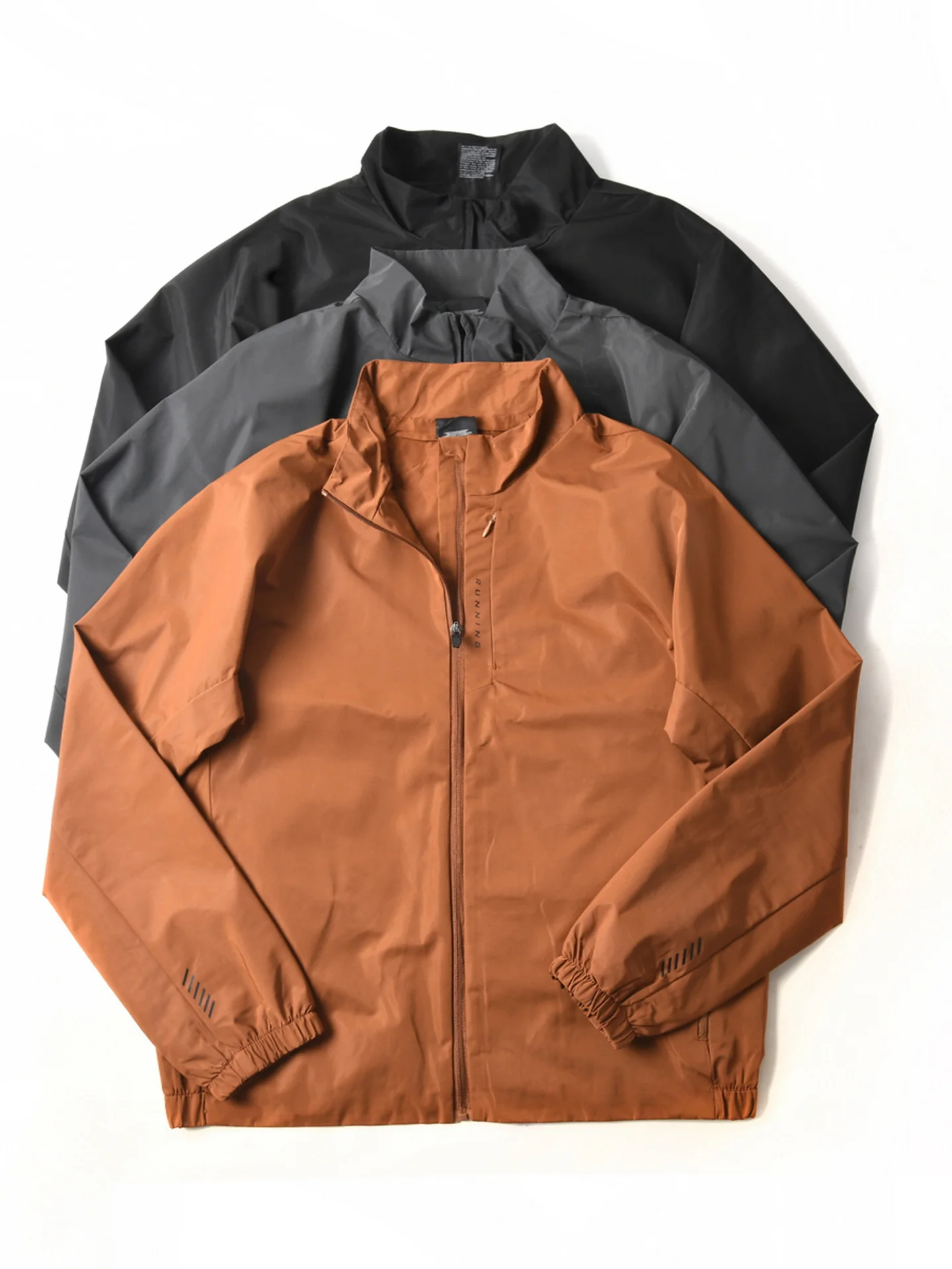 New American Style Outdoor Windproof Water-resistant Breathable Loose Casual Stand Collar Jacket Men's Autumn Soft  Spor...